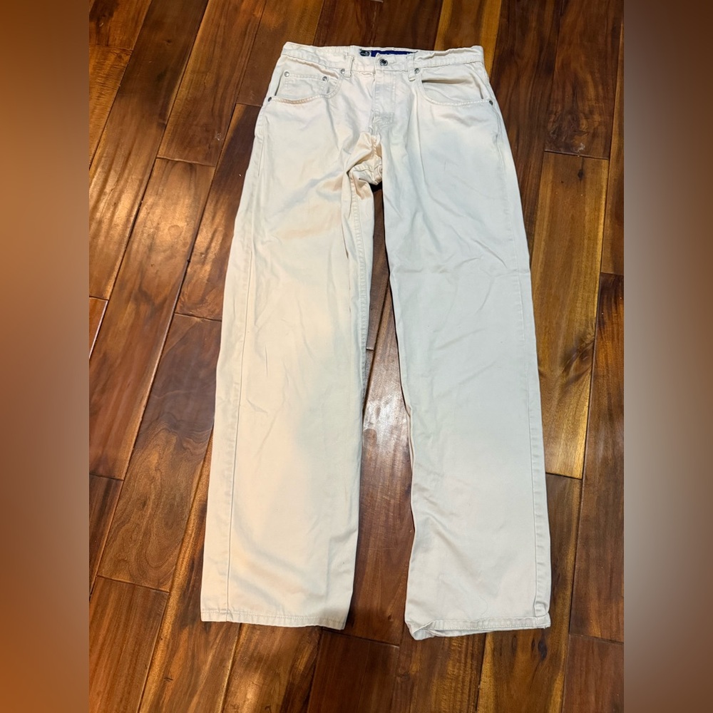 Vintage Levi’s SilverTab BAGGY Jeans – White/Cream – 100% Cotton
